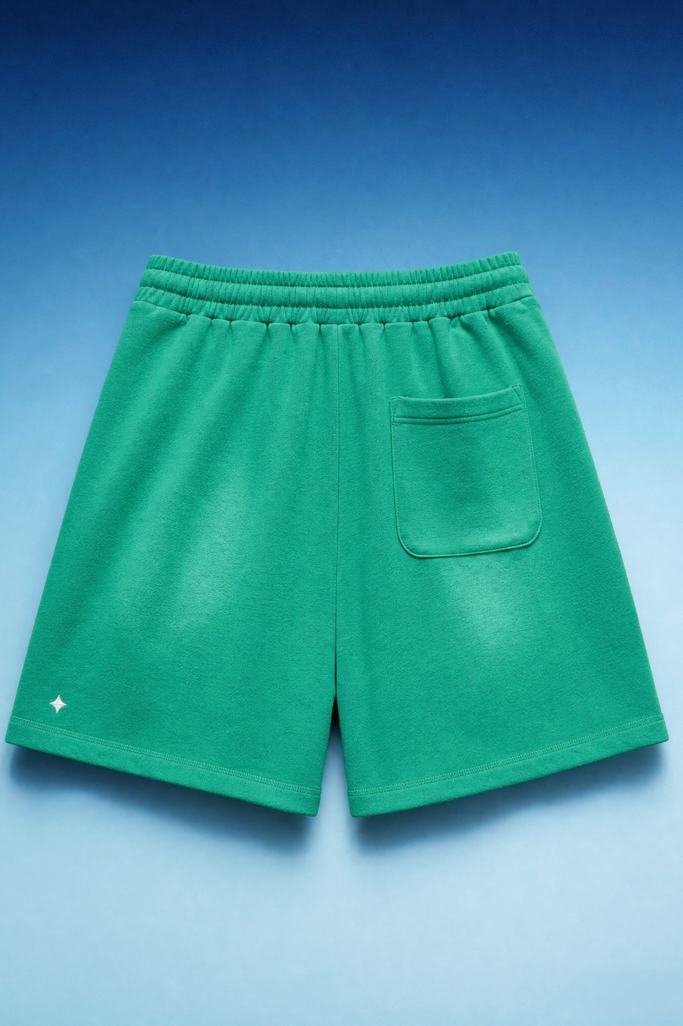 TREV Curated Unisex Club's Owner Sun Fade Raw Edge Short