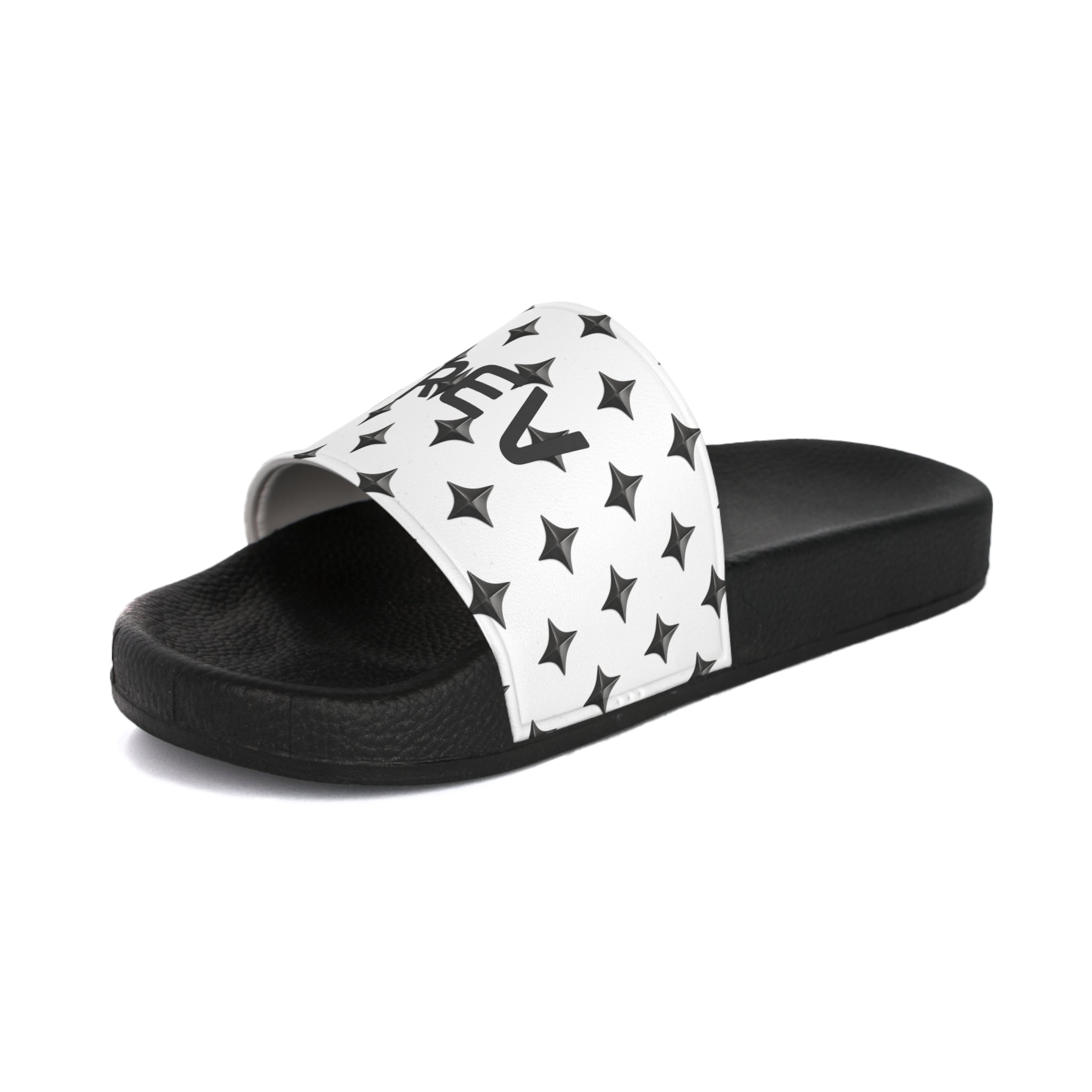 Sandales compensées TREV blanches/rouges pour femme
