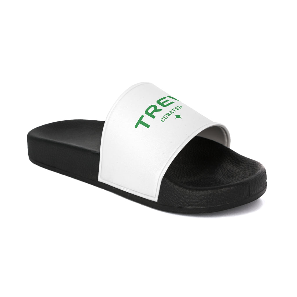 Sandales compensées TREV blanches/rouges pour femme
