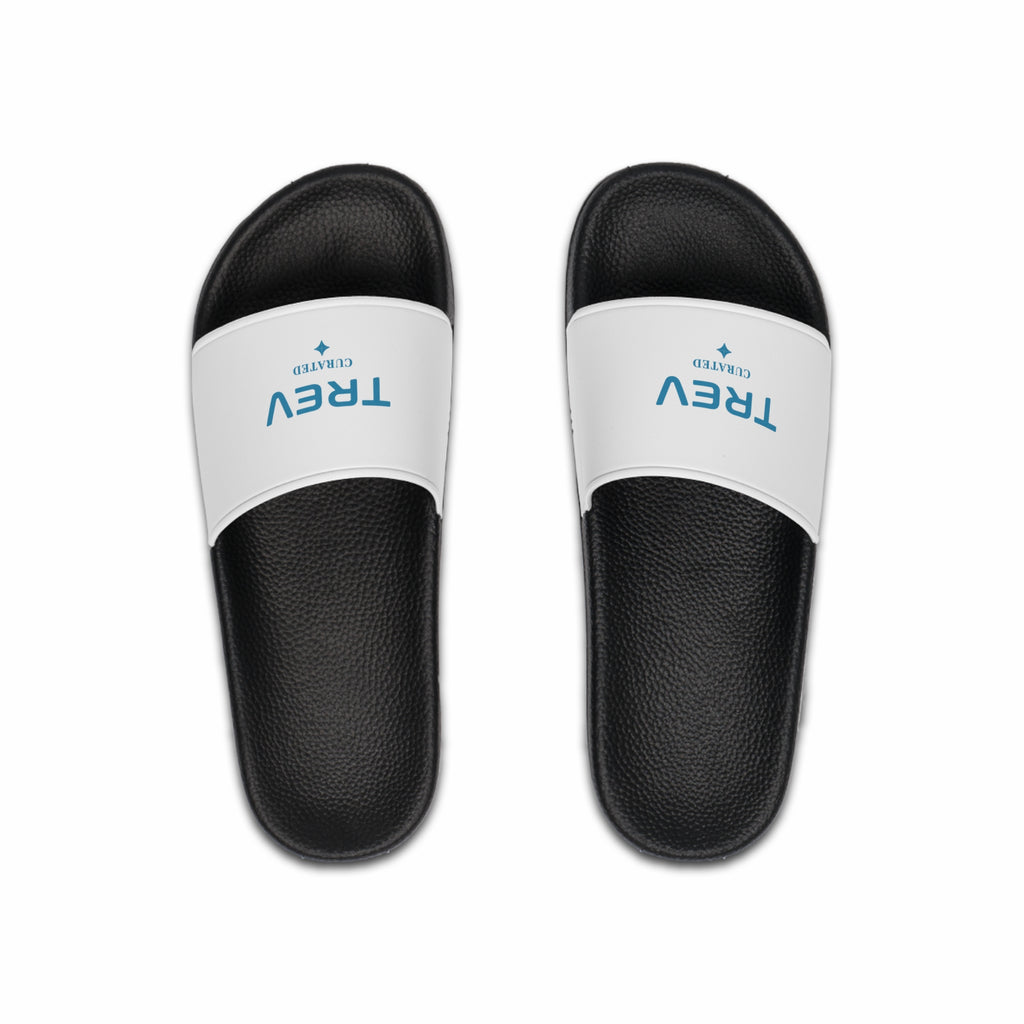 Sandales compensées TREV blanches/rouges pour femme