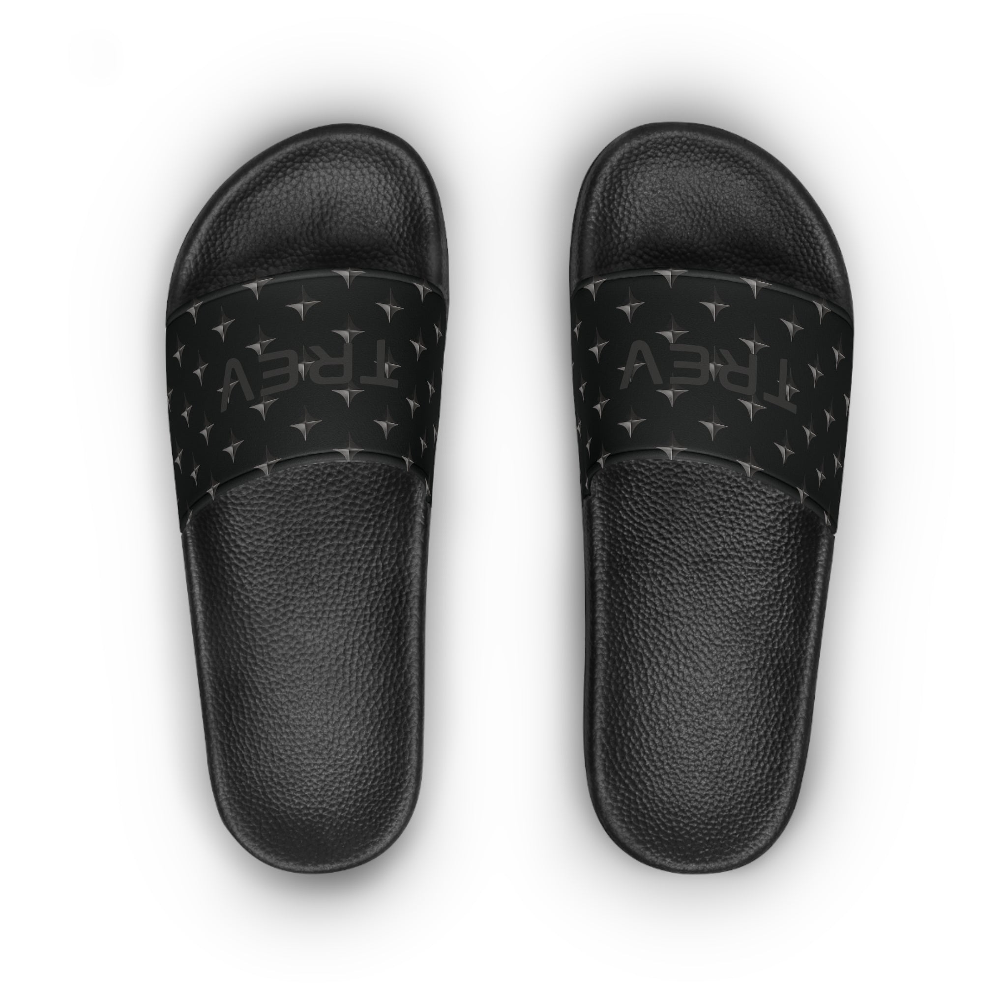 Sandales à enfiler noires/cyan Trev pour femme