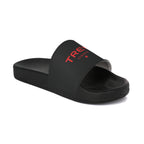TREV Curated Men's Black Slide Sandals
