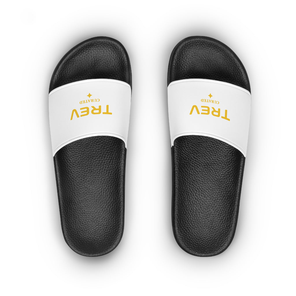 Sandales compensées TREV blanches/rouges pour femme