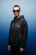 TREV Curated Club's Owner Unisex Sunfade Two-way Zipper Boxy Fleece Hoodie