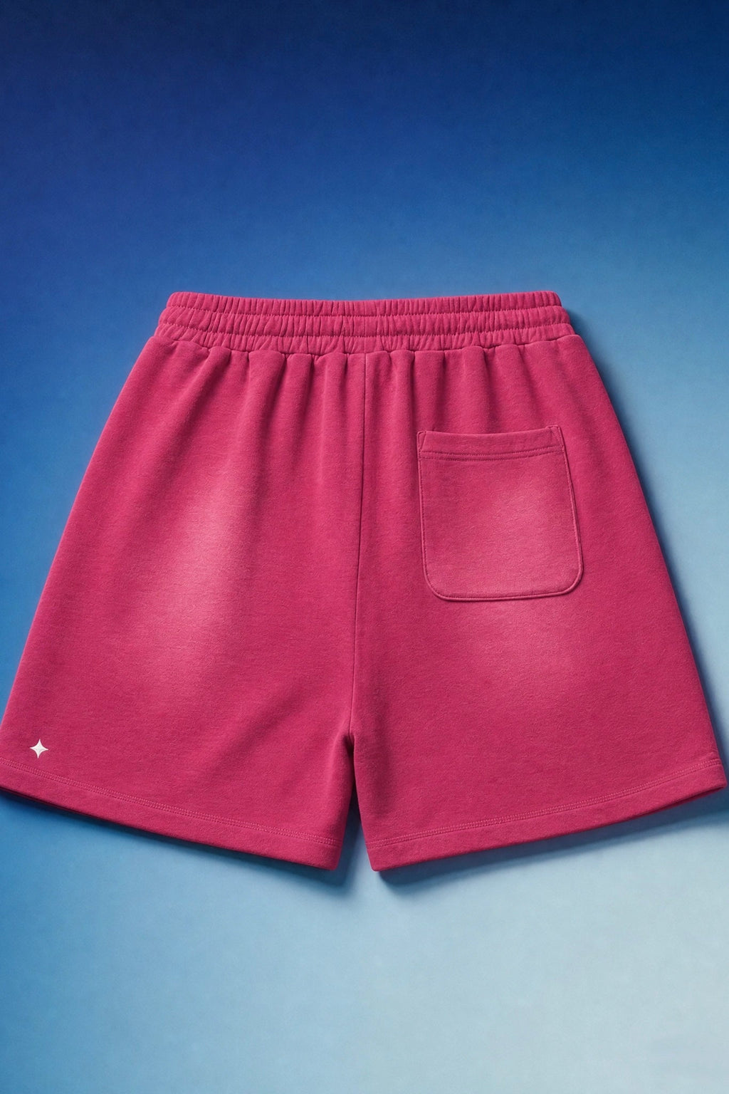 TREV Curated Unisex Club's Owner Sun Fade Raw Edge Short