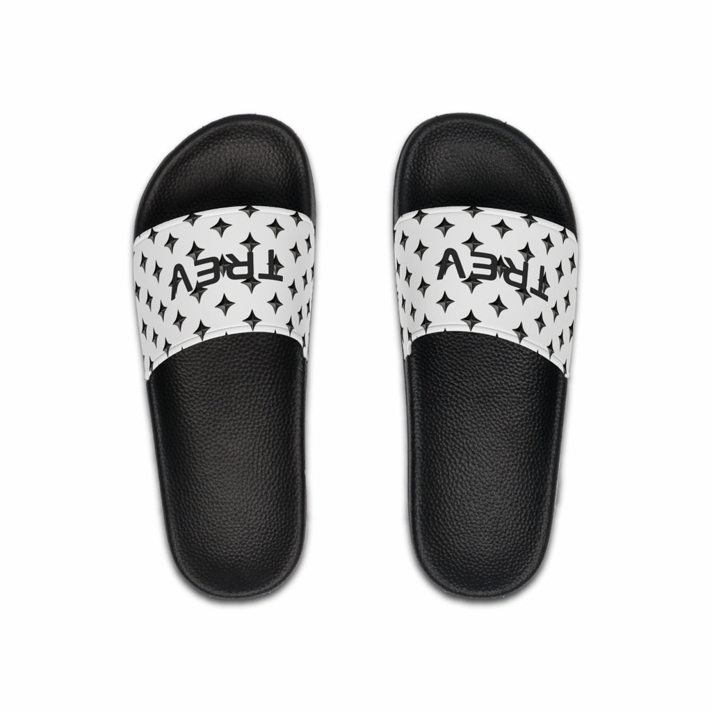 Sandales compensées TREV blanches/rouges pour femme