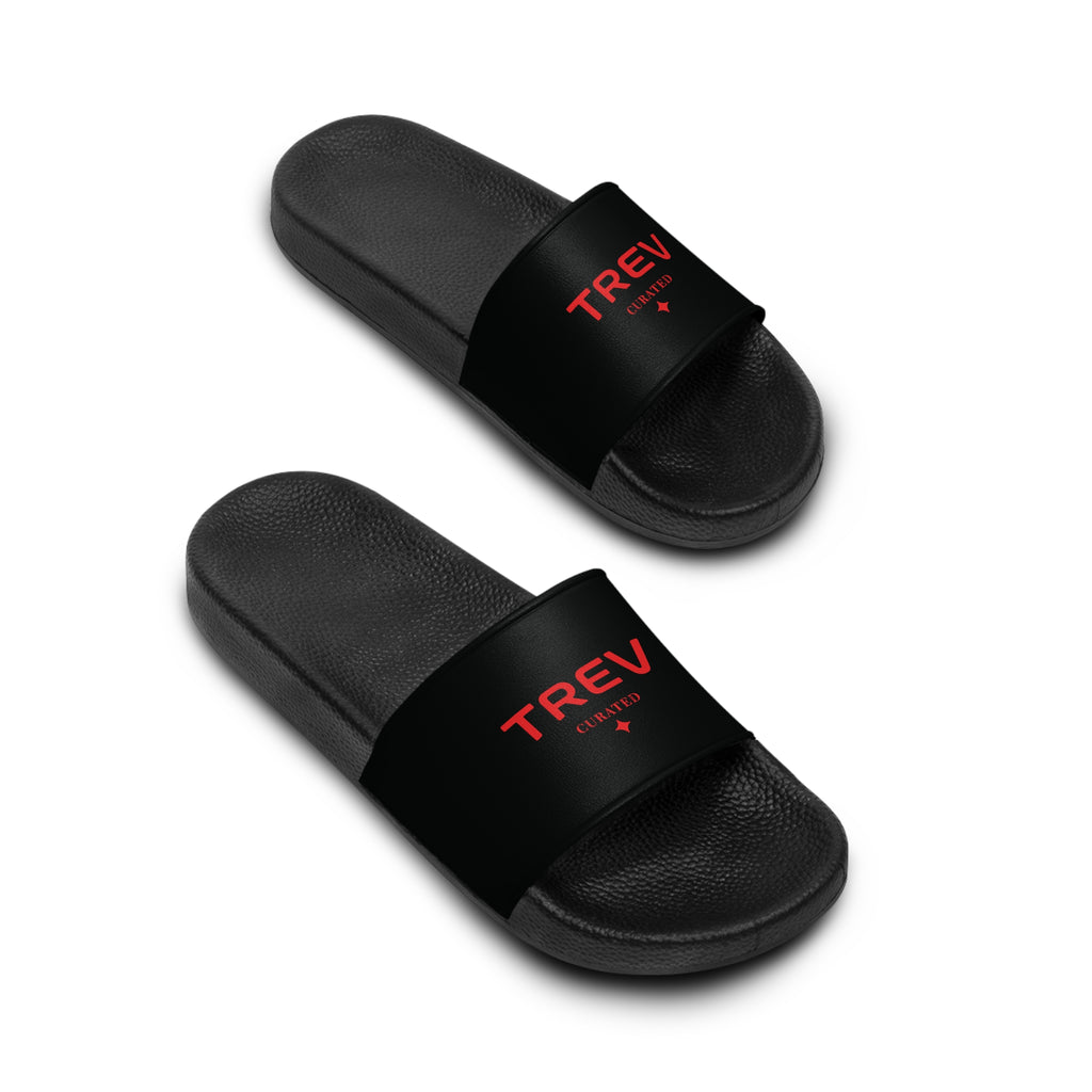 Sandales à enfiler noires/cyan Trev pour femme