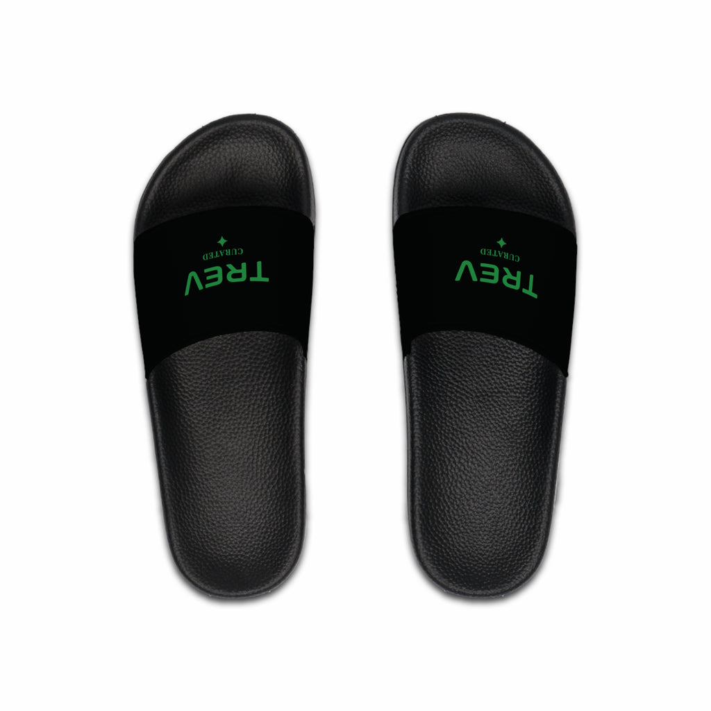 Mules TREV noires et vertes pour hommes