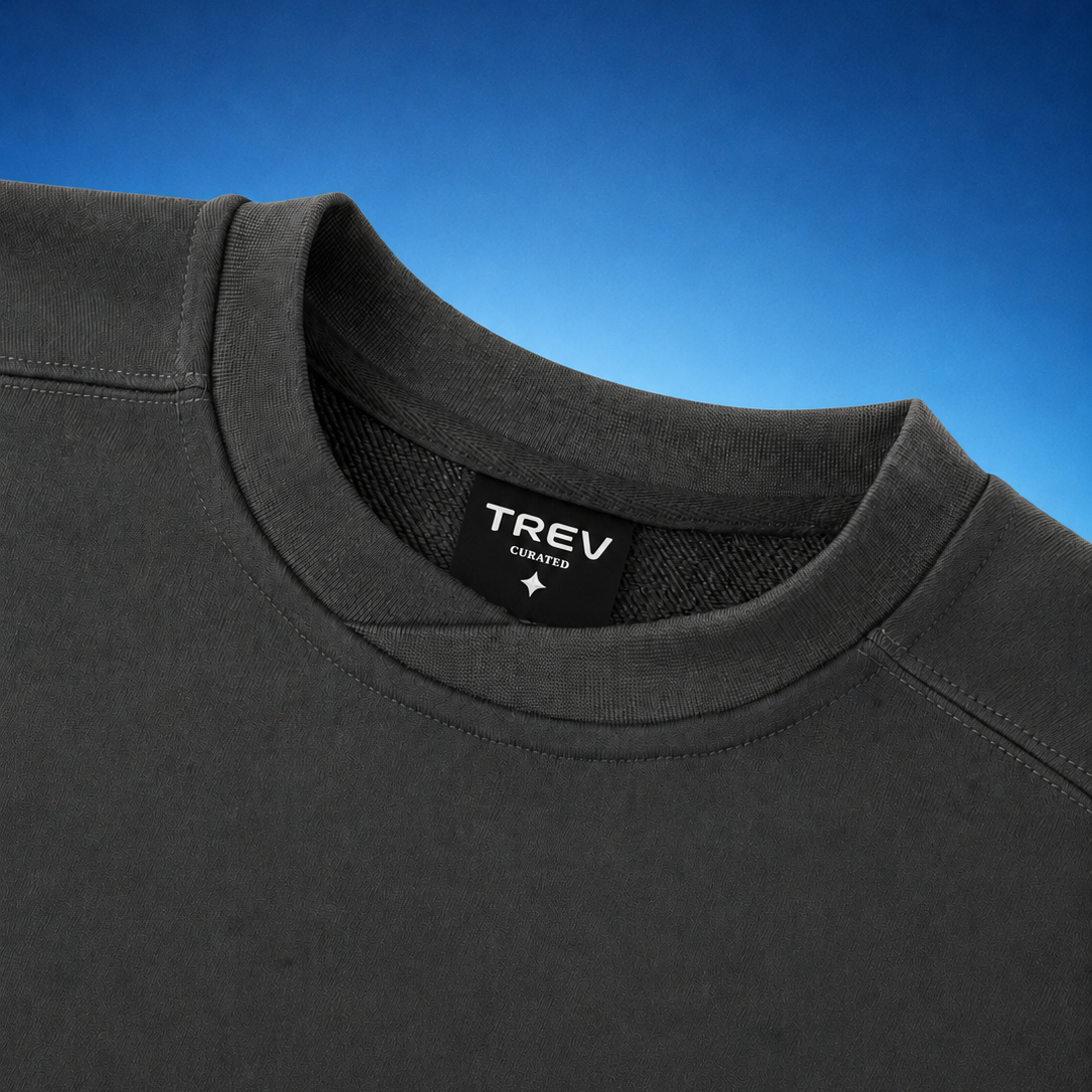 TREV Curated Unisex Drawstring Heavyweight Boxy Sweatshirts