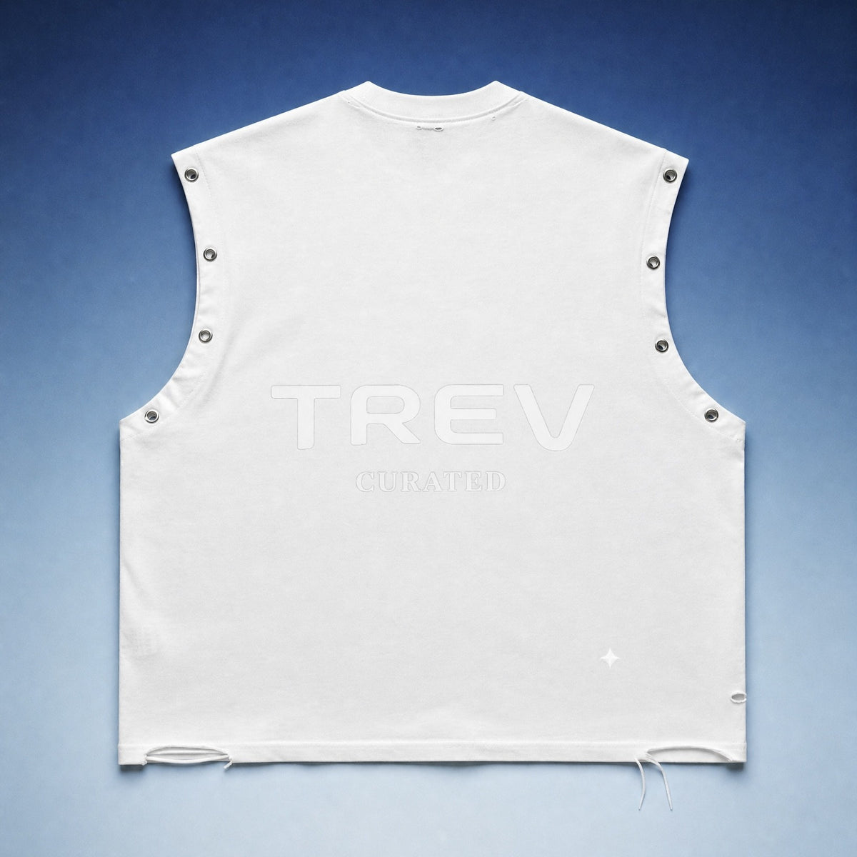 TREV Curated Men's Distressed Grommet Eyelet Tank Top