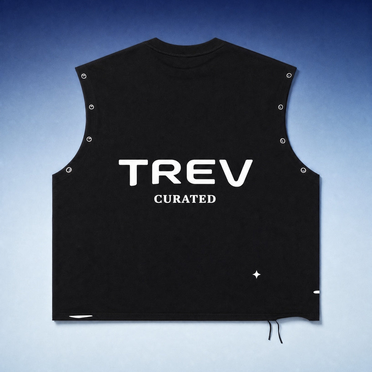 TREV Curated Men's Distressed Grommet Eyelet Tank Top
