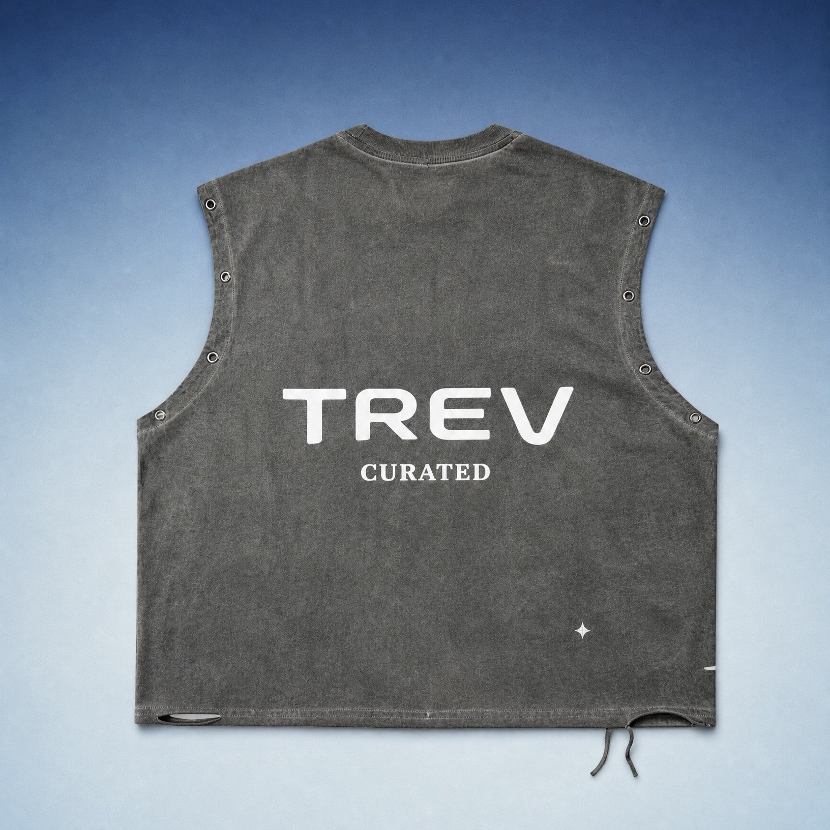 TREV Curated Men's Distressed Grommet Eyelet Tank Top