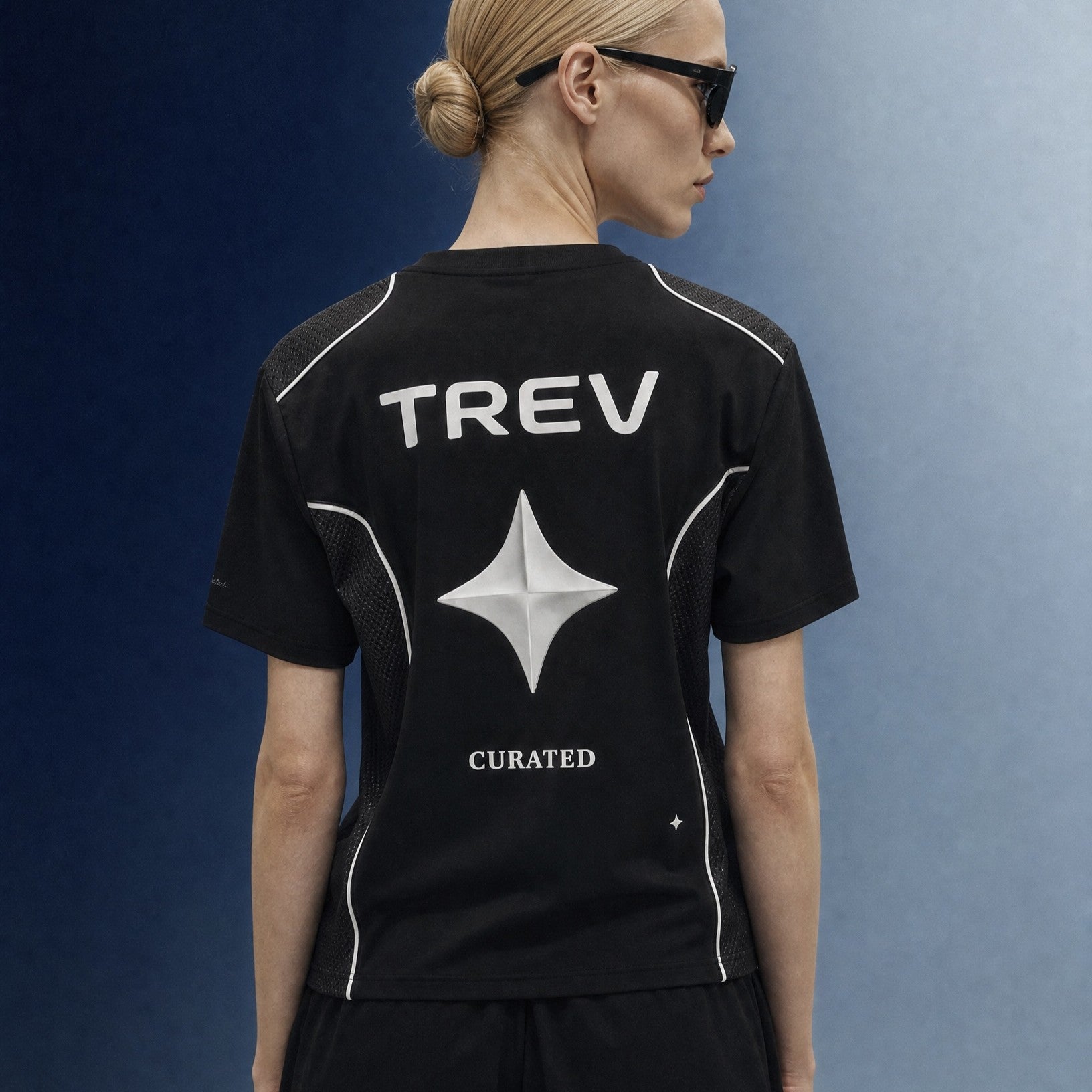 TREV Curated Club's Owner Unisex Air Contrast Panel T-Shirt