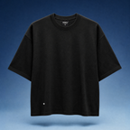 TREV Curated Unisex Black Essential Boxy T-Shirt