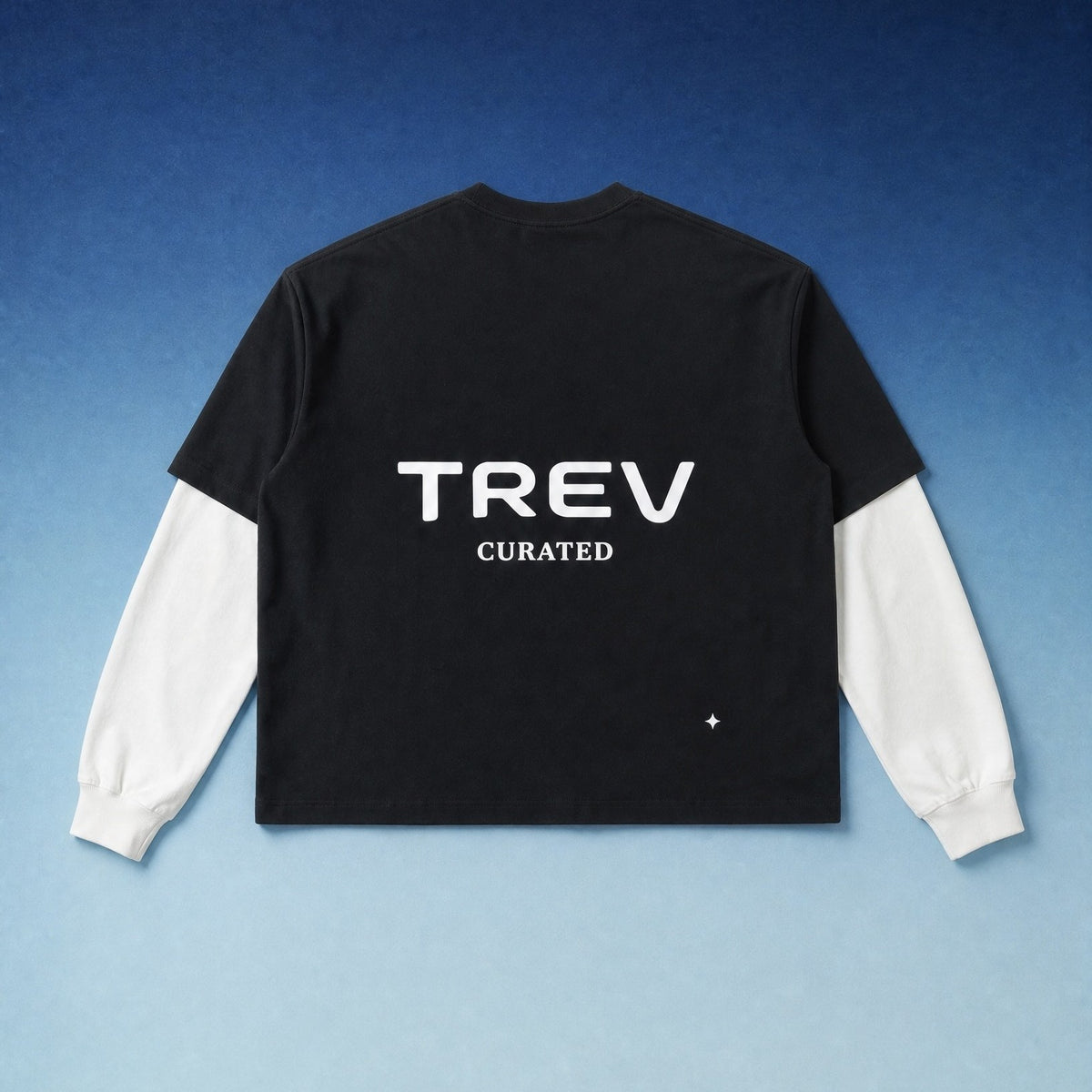 TREV Curated Layered Contrast Long Sleeve T-Shirt