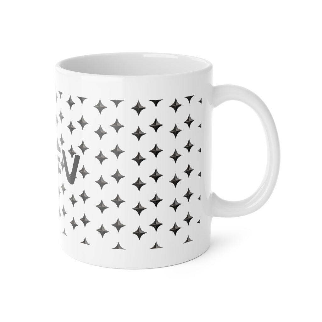 TREV White Star Mug
