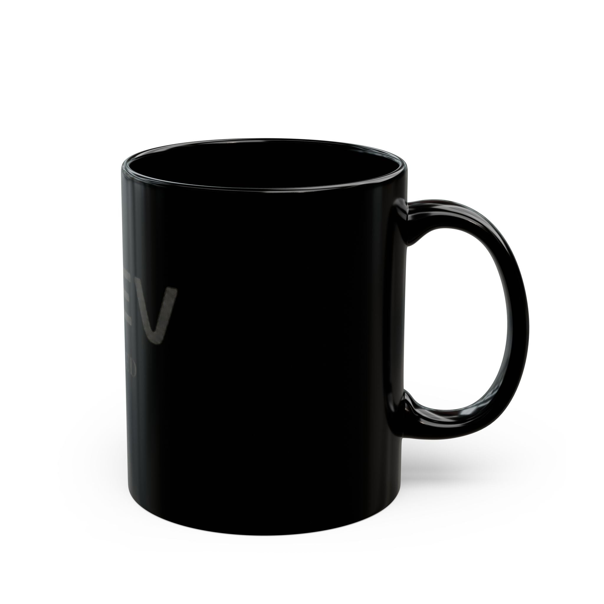 TREV Black Mug