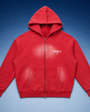 TREV Curated Club's Owner Sunfade Two-way Zipper Boxy Fleece Hoodies