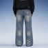 TREV Curated Vintage Wash Distressed Wide Jean 5