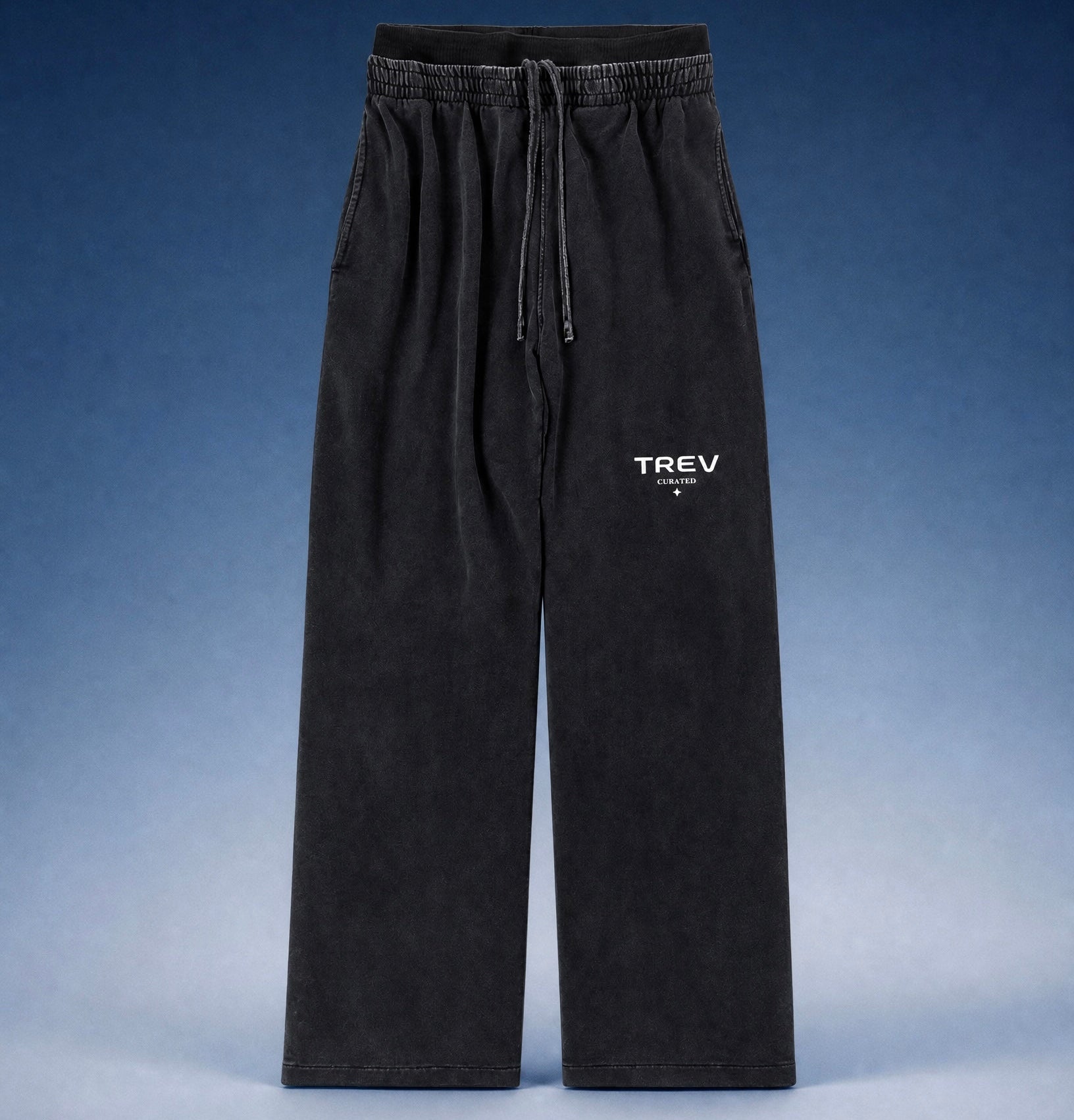 TREV Curated Women's Layered Waist Wide Joggers 1