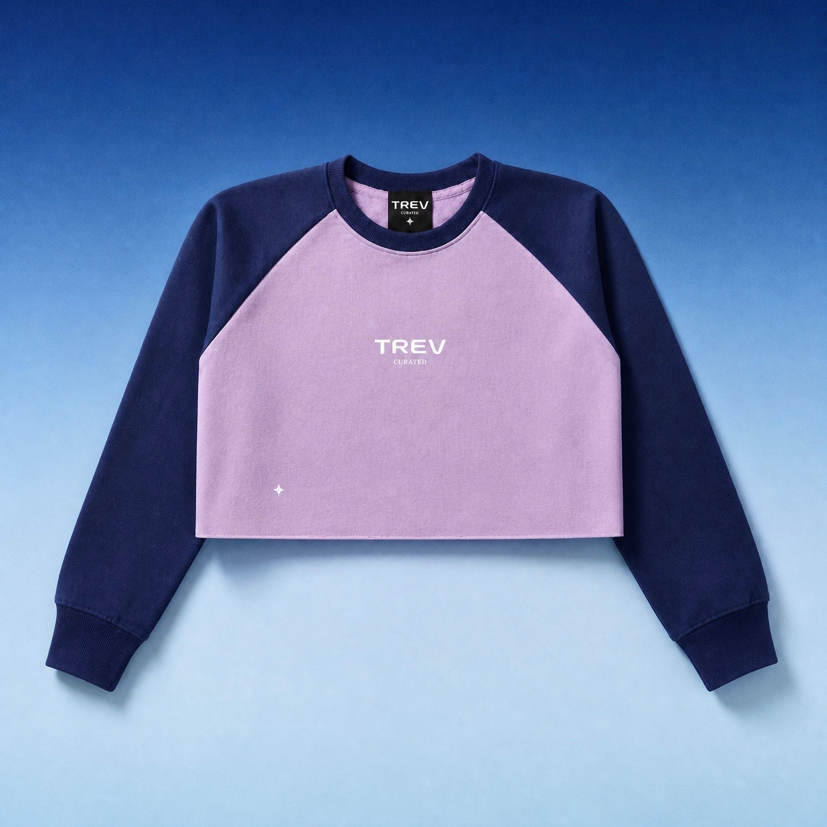 TREV Curated Women's Raw-Hem Raglan Crop Sweaters 5
