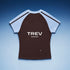 TREV Curated Women's Stripes Raglan Sleeve Crop T-Shirts 2