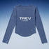 TREV Curated Women’s Vintage Crop Long Sleeve T-Shirts 4