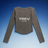TREV Curated Women’s Vintage Crop Long Sleeve T-Shirts 6