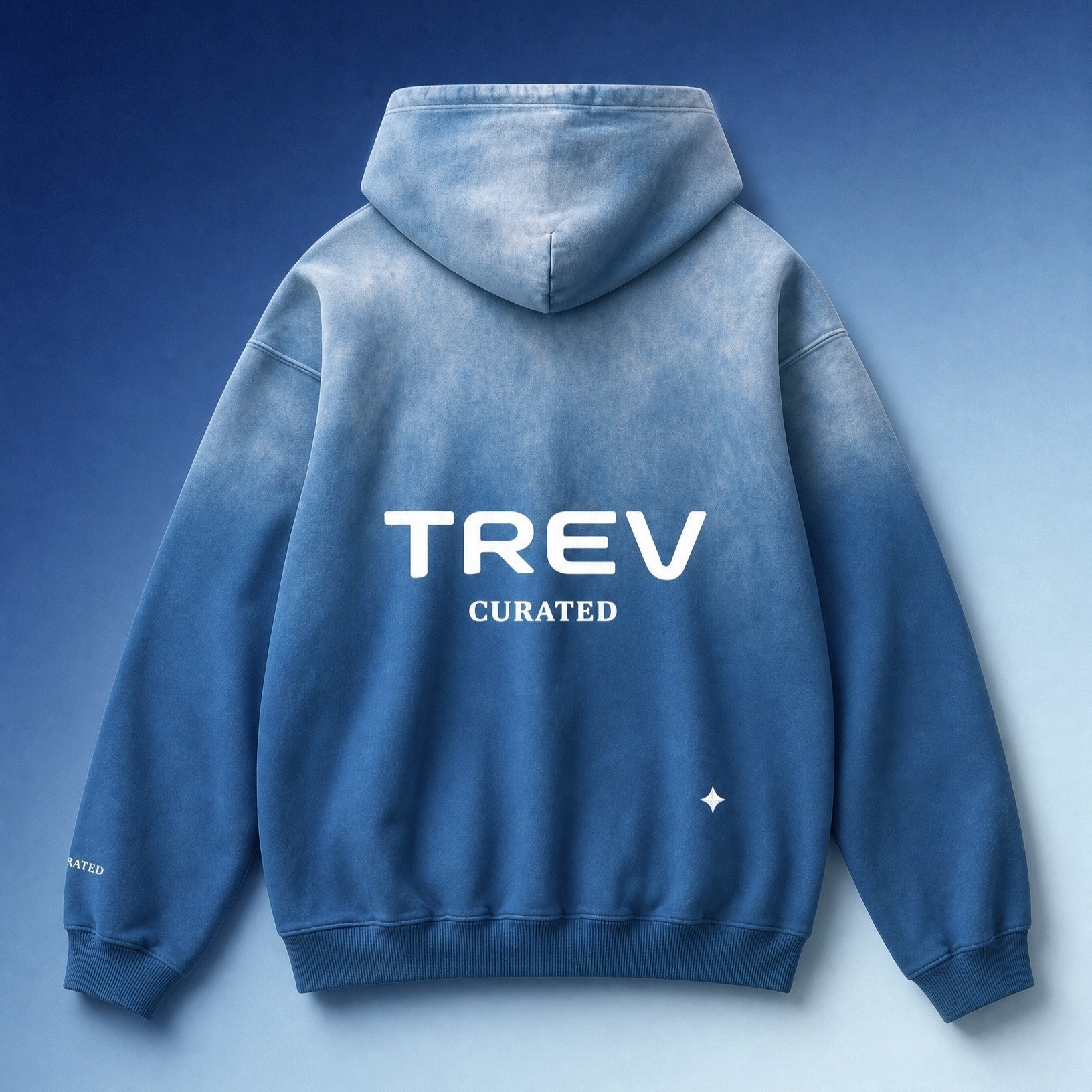 TREV Curated Unisex Heavyweight Sunfade Oversized Hoodies