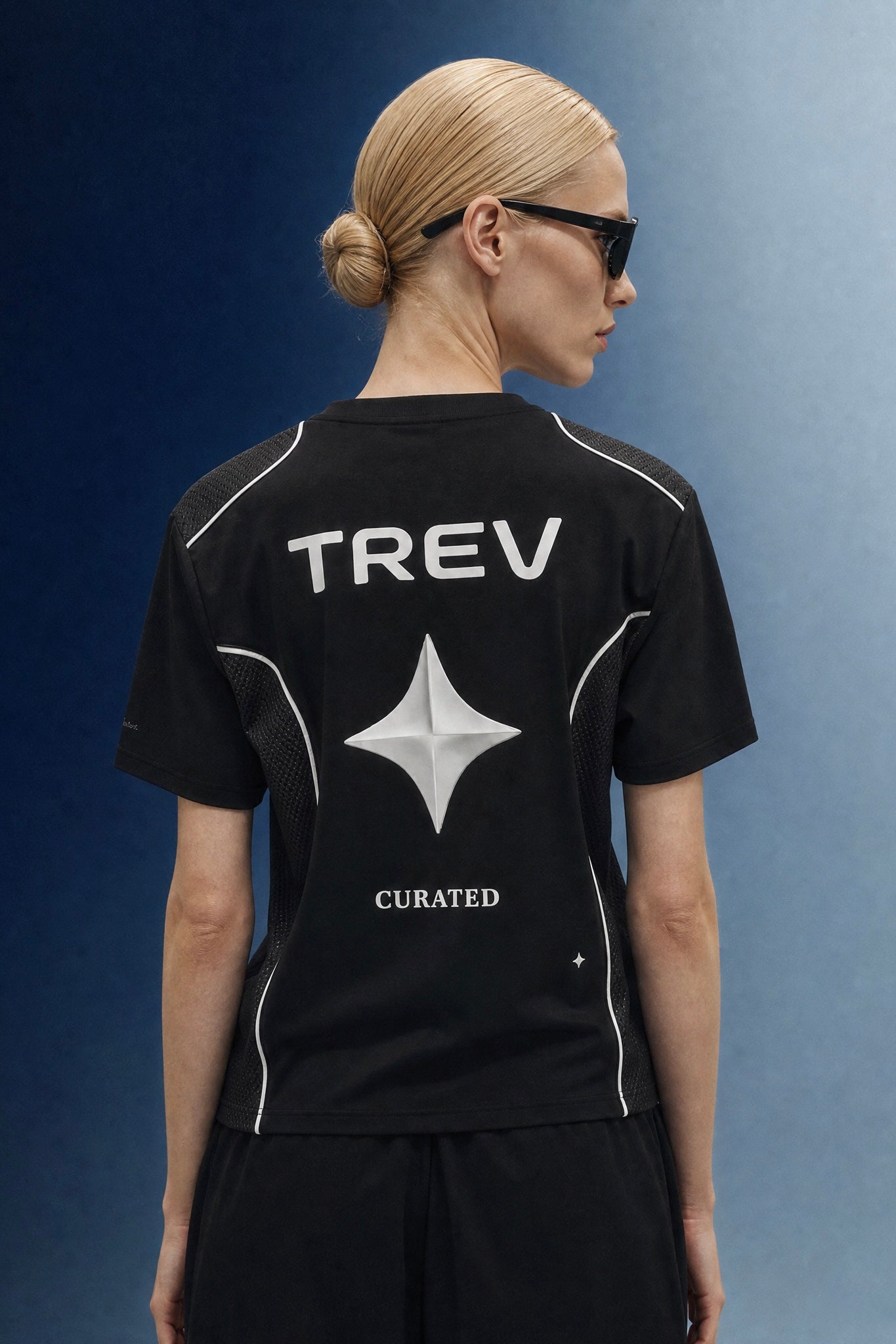 TREV Curated Club's Owner Unisex Air Contrast Panel T-Shirt