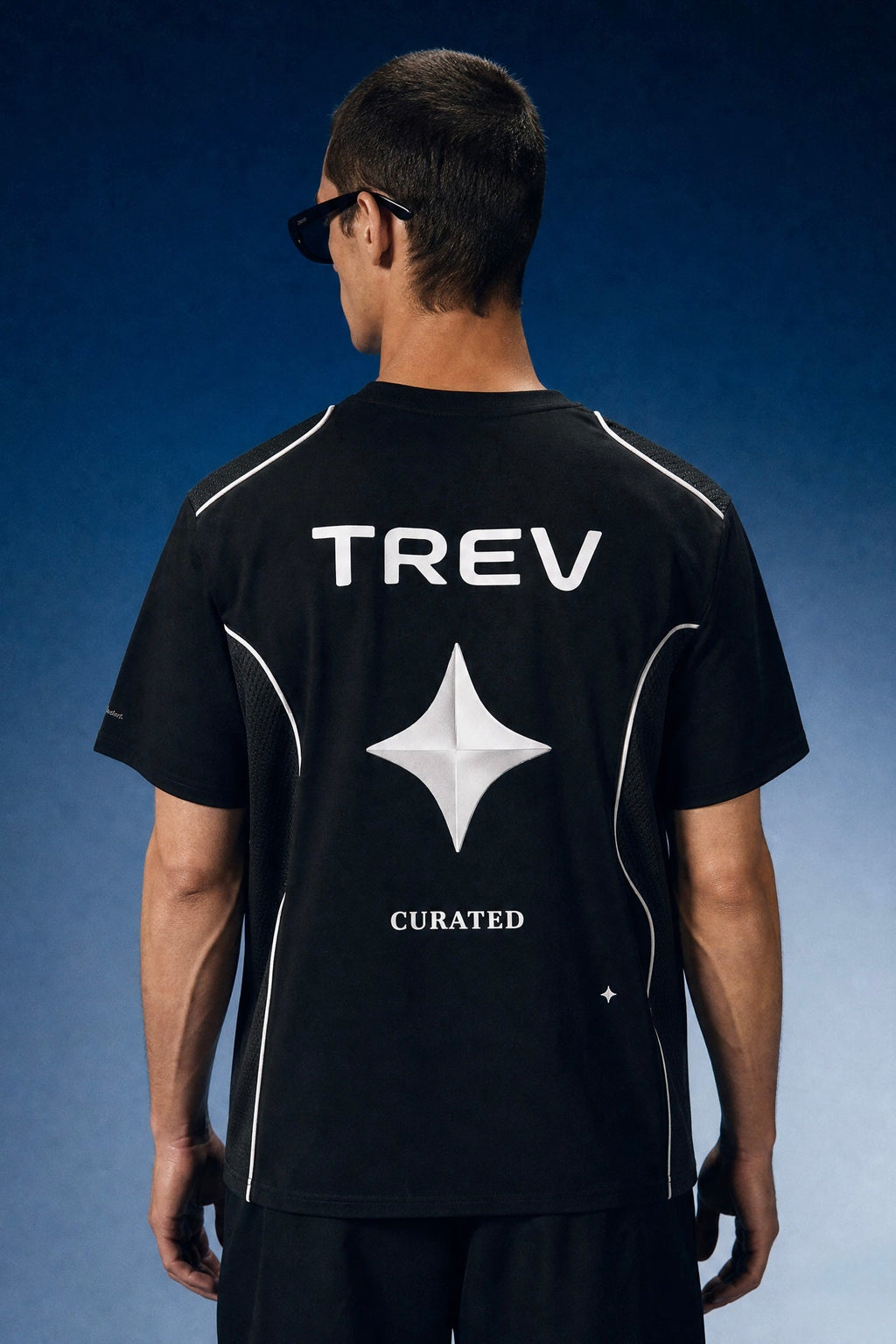 TREV Curated Club's Owner Unisex Air Contrast Panel T-Shirt