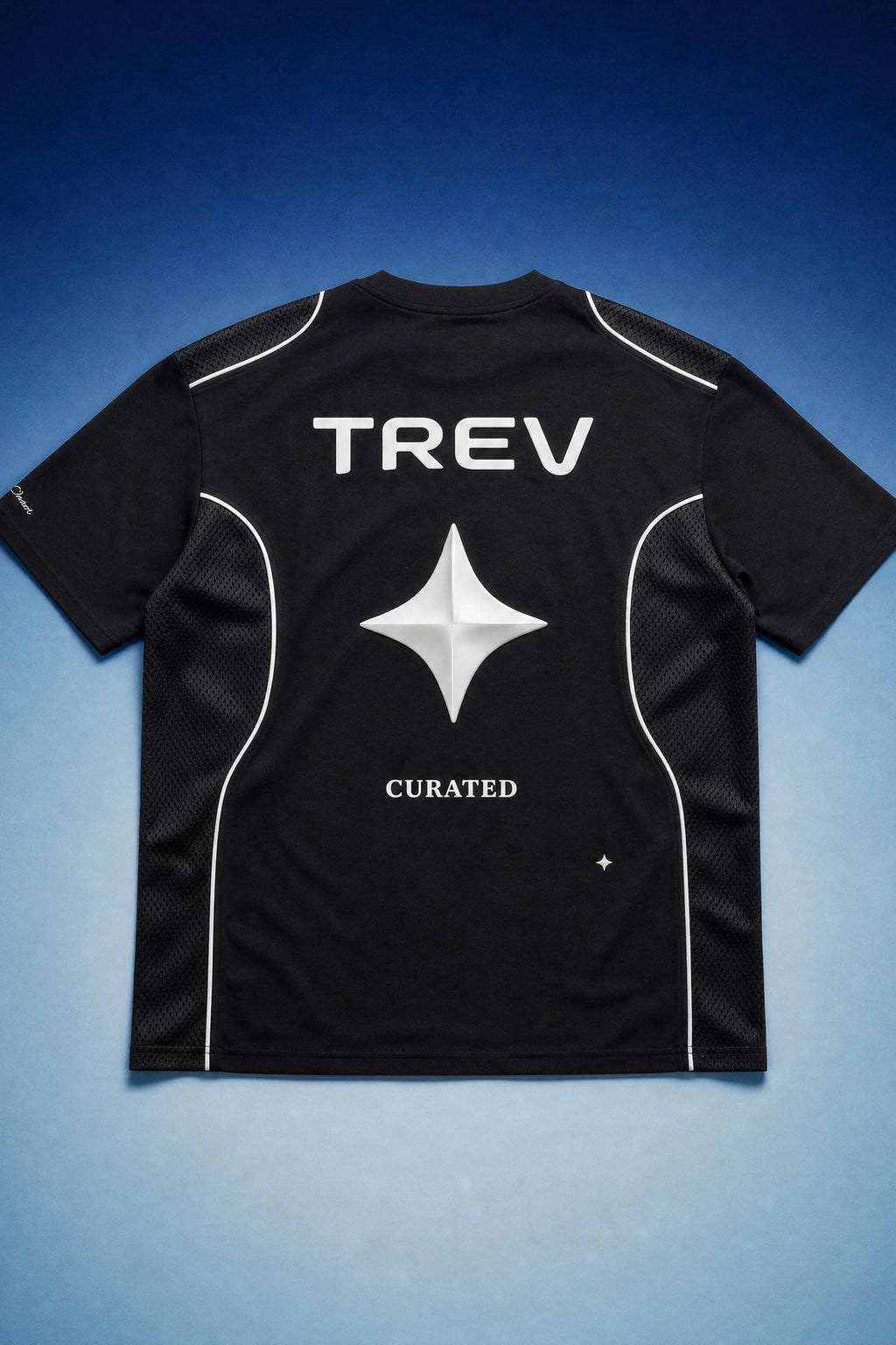 TREV Curated Club's Owner Unisex Air Contrast Panel T-Shirt
