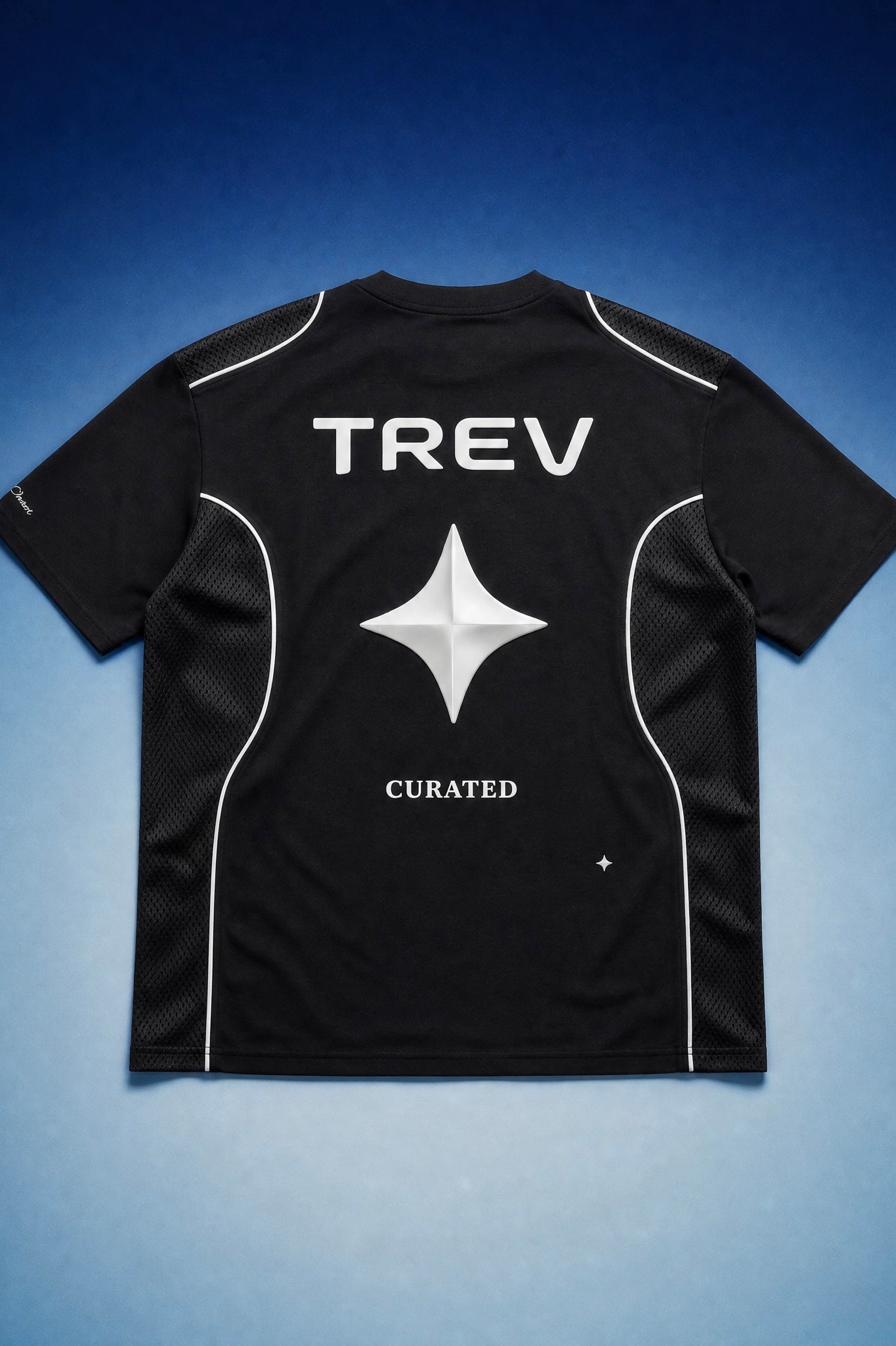 TREV Curated Club's Owner Unisex Air Contrast Panel T-Shirt