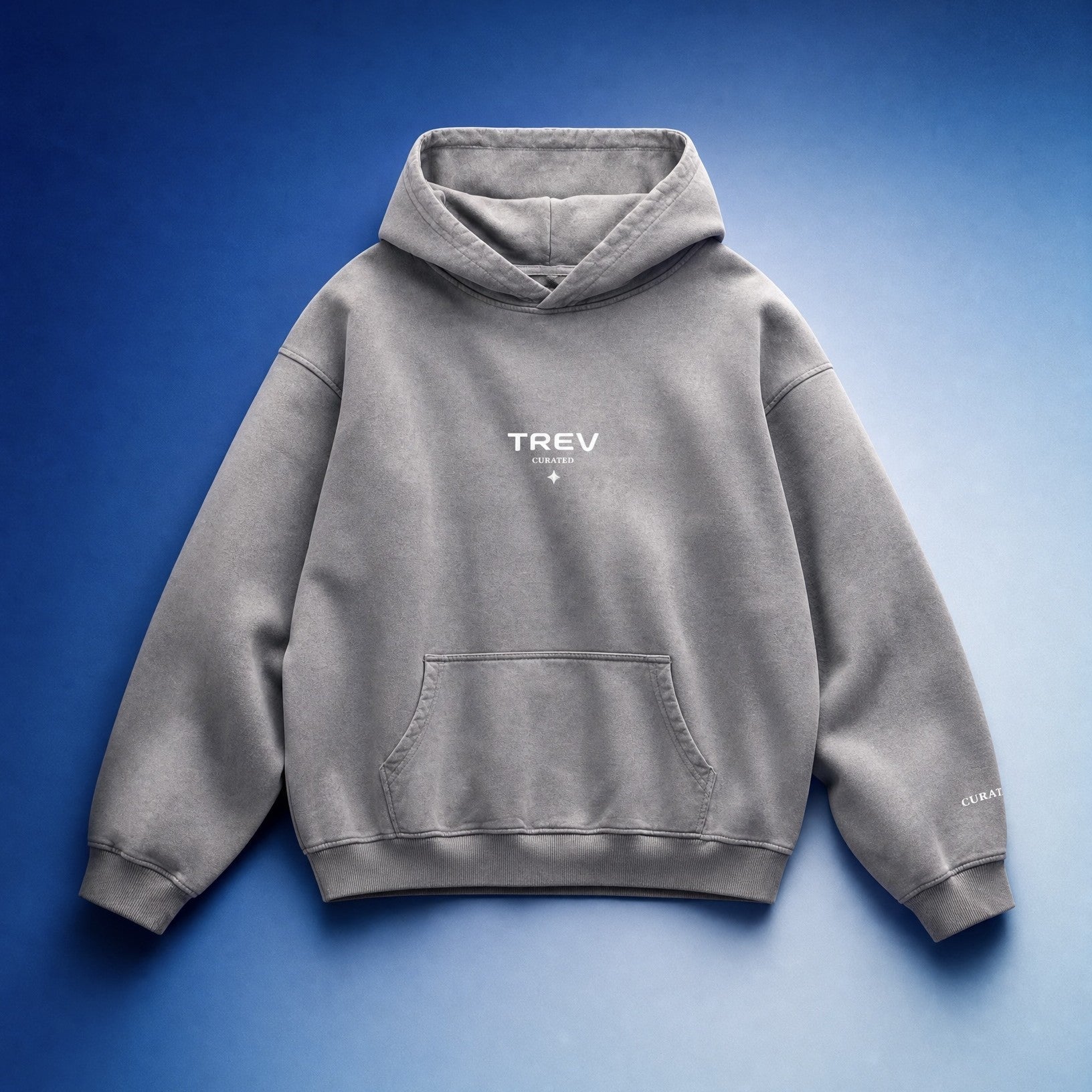 TREV Curated Unisex Heavyweight Sunfade Oversized Hoodies