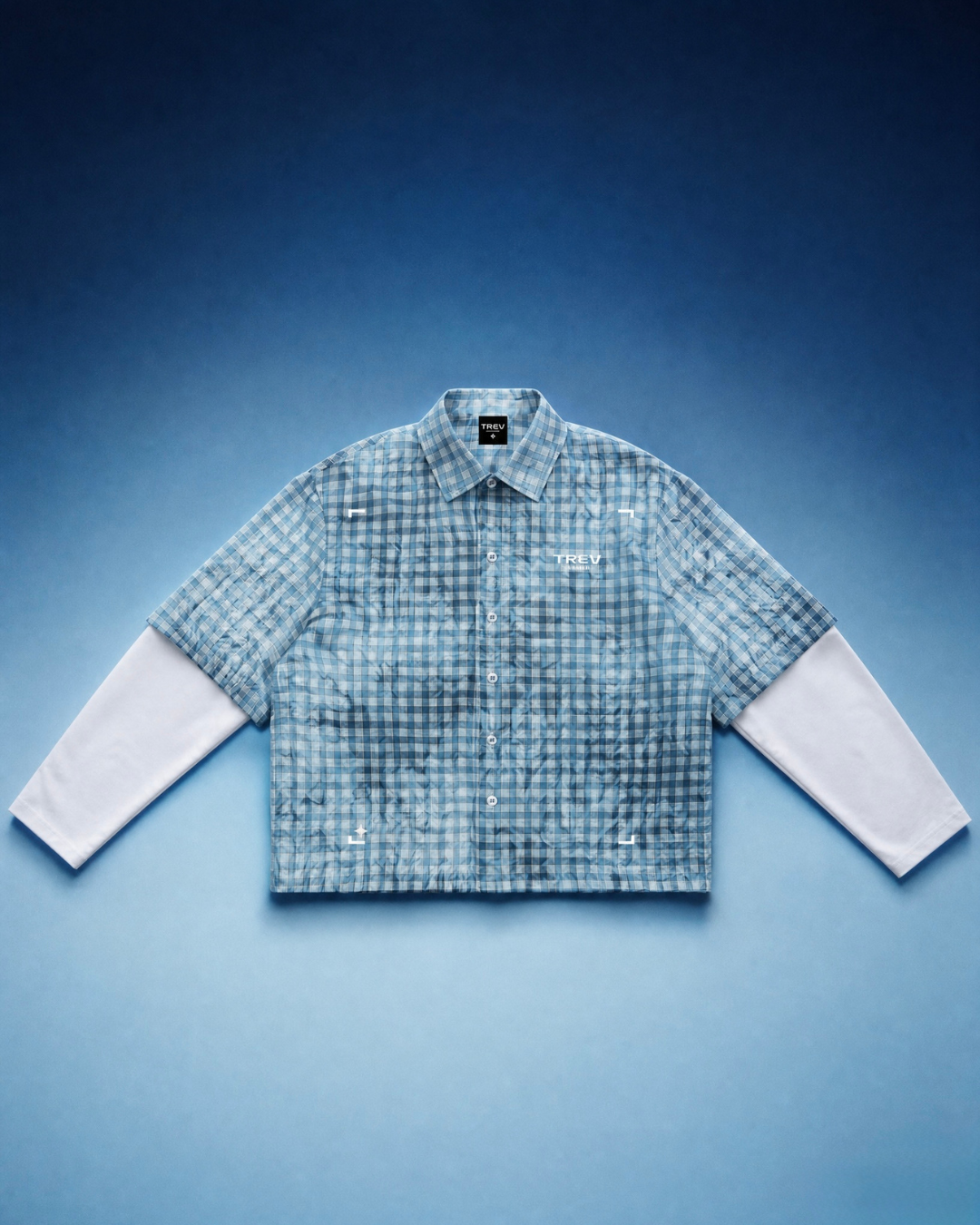 (PRE-ORDER) TREV Curated Unisex Acid Plaid Layers Sleeves Shirts