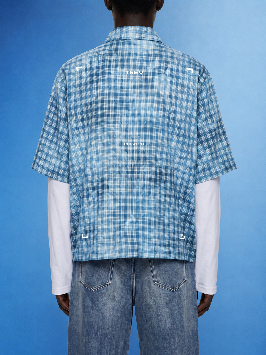(PRE-ORDER) TREV Curated Unisex Acid Plaid Layers Sleeves Shirts