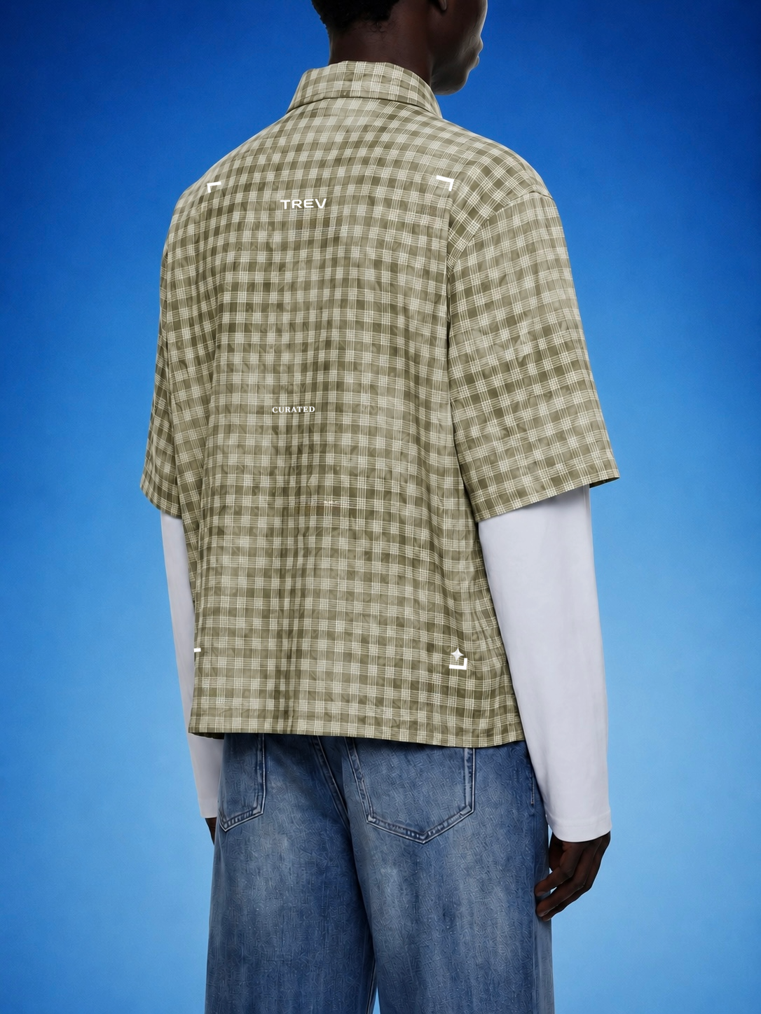(PRE-ORDER) TREV Curated Unisex Acid Plaid Layers Sleeves Shirts